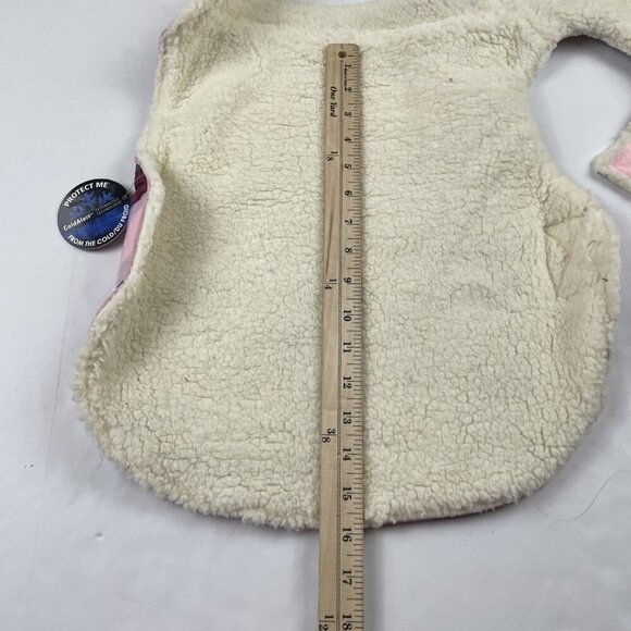 Luv Gear Cold Alert DOG Coat Jacket Size L Checkered Sherpa Lined - Picture 6 of 8